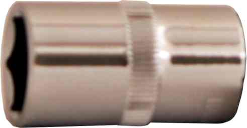 Головка 56671 1/4" шестигранная 13мм, инстр. сталь(20/250/500) Der Master