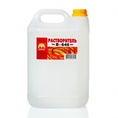 Растворитель B-646   5л  Вершина (3шт/108шт) ТУ