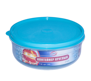 Бутербродница круглая 1л 095 Эльфпласт (42шт)
