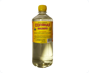 Соляная кислота 0,9л ПЭТ (Гарус) (12шт)