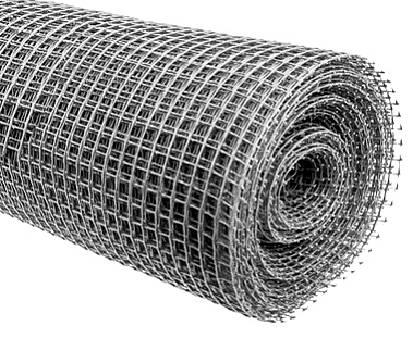 Сетка садовая ЭКОНОМ 1,0*20м (15*15мм) Серая