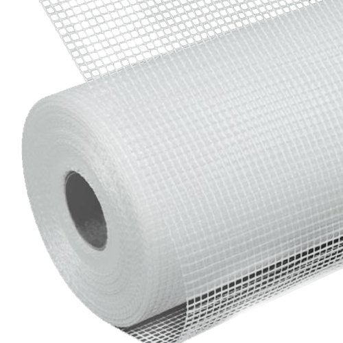 Сетка фасадная ячейка (5х5) размер 1мх20м пл.110 г/м2 (белая)(1/9шт) 76091 MaxiTool