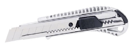 Нож технич. 18*100*0.5mm, алюмин.корпус 89357 (1/12/144шт) MaxiTool