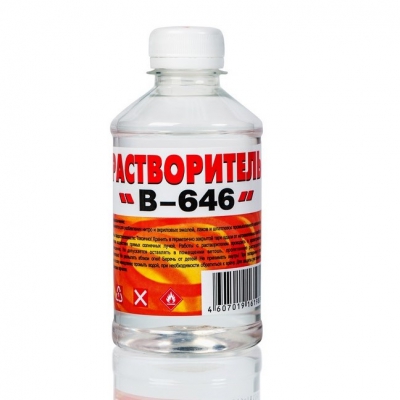 Растворитель B-646   0,25л  Вершина (20шт/1800шт) ТУ (003495)