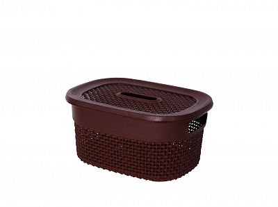 Корзинка "Ariana" 3 л с крышкой 559 Эльфпласт (24шт)