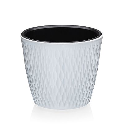 Кашпо Kerama  4,6 л белый 496 Эльфпласт (24шт)