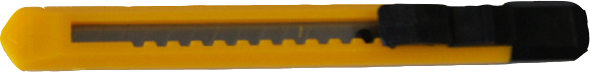 Нож 54221 Акция технич.9мм.SX3стальн.нефиксир.лезвие,пластик.корпус(48/1440)Дер Мастер