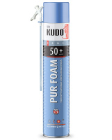 Пена монтажная полиуретановая всесезон HOME 50+ (от-10 до+35) 1000мл/800гр KUPH10U50+ (12шт/840шт) 