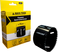 Коронка  76мм биметалл 19717 (50шт/кор)MaxiTool