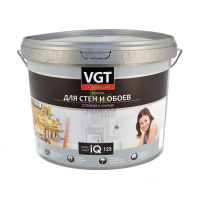 Краска для стен и обоев  iQ123 база С стойкая к мытью 7л *ВГТ