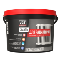 Супербелая эмаль ВД-АК 1179 для радиаторов акриловая полуглянц "Профи" 1кг (6шт/336шт) ВГТ