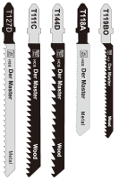 52917 Полотна д/электролобзика д/резки мет.и дер.,наб.5шт.TSET-4(400)MaxiTool