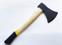 Топор деревянная ручка 1000г 19026 кованый (1/24шт) MaxiTool
