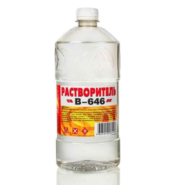 Растворитель B-646   1л  Вершина (12шт/648шт) ТУ