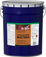 Мастика Резино-Битумная DerMaster  16 кг (ЛОН-89778) (1шт/33шт)