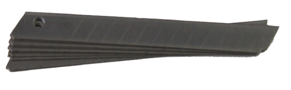 Лезвия  55370 9х85х0,5мм сменные д/техн.ножей  (10шт.в уп./400шт) Дер Мастер 