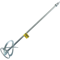 Миксер 76016 для строительных вязких смесей "Ленточный" 100x600х12,5мм M14 сверху-вниз (20)MaxiTool