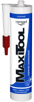 Герметик силиконовый санитарный прозрачный MaxiTool 240мл (12шт)