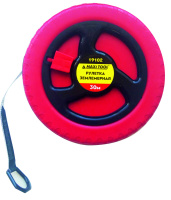 Рулетка землемерная SL81 19102 30м  фиберглас лента, АБС-корп,ремешок (1/60) MaxiTool