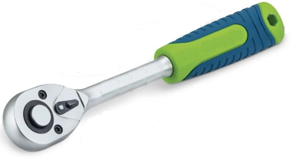 Ключ трещоточный Expert 76244 посадочное 1/2" , сталь CR-V, 45 зубцов, (5/25) MaxiTool