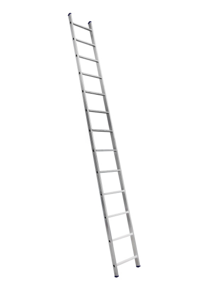 Лестница алюминиевая 1-секционная приставная AL114 (392см) STAIRS