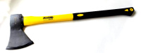 Топор фиберглассовая удлиненная ручка 1250г 19035 кованый  (1/24шт) MaxiTool