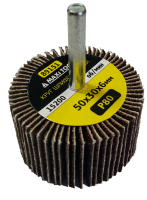 Круг веерный 50*30*6мм Р80 шлифовальный 89151 абразивный на шпильке (40/400) MaxiTool