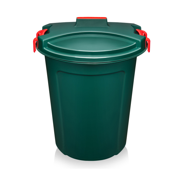 Бак "Геркулес" с крышкой  45л  567 зеленый Эльфпласт (5шт)