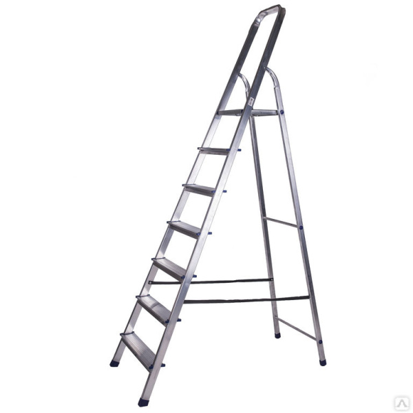 Лестница-стремянка алюминиевая  7-ми ступ. AS07 (221 см) STAIRS