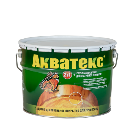 ГРУША  Акватекс "2в1" текстурное покрытие 10 л 90506 (1шт/55шт)