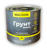 Светло-серая  грунт-эмаль 3в1 по ржавчине 1,9 MACOON (77767) (6шт/300шт)