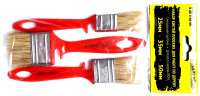 Набор кистей плоских 19162 для дерева (25/35/50мм) (3шт/уп)(48уп/кор) MaxiTool