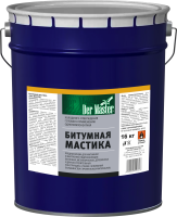 Мастика Битумная DerMaster  16кг  (1шт/33шт)