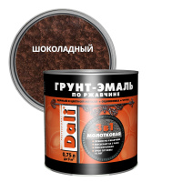 ШОКОЛАДНАЯ  молотковая Грунт-Эмаль по ржавчине  0,75л Dali 20335 (6шт/480шт)