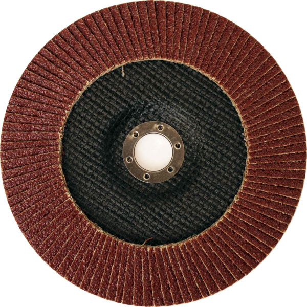 Диск 55046 наждачный лепестковый 180х22мм №180 (100)Дер Мастер 