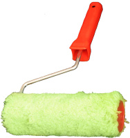 Валик (8*48*230) 89496 полиакрил зеленый с ручкой ворс-15мм (50шт/кор) MaxiTool