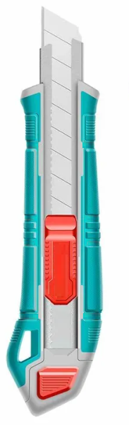 Нож технич. 18*100*0,5мм, 2К ручка, 3 лезвия, усил.метал.направл 89690 (144шт/кор)MaxiTool