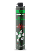 Пена монтажная профессиональная летняя 45 RUSH POWER FLEX  RPP10S700 1000мл (12шт/768шт)