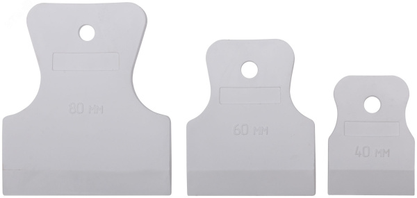 Набор шпателей резиновых (80, 60, 40) 76220 MaxiTool  РФ (100)