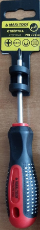 Отвертка 89400 Profi 3K ручка PH1×75 (192) MaxiTool
