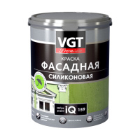 Краска VGT ФАСАДНАЯ iQ159 база А силикон. самоочищающаяся, 2л (2,9кг)