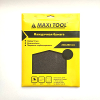 Бумага наждачная влагост.81235 Р80 230*280мм Абразив карбид кремния крафт MAXITOOL(10шт/уп)(50/кор)
