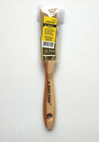 Кисть плоская №1 (25мм) Эксперт 81745 (12шт. в уп.) (600) MaxiTool