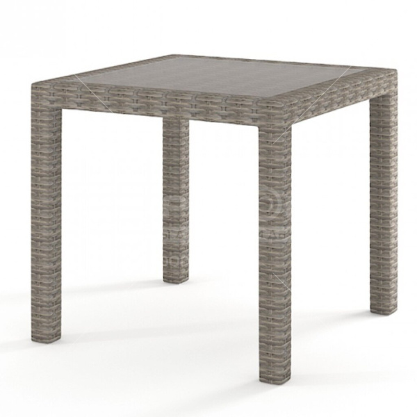 Стол "Rodos"  с декором 382 серо-коричневый  Эльфпласт