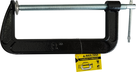 Струбцина G-образная  89096  200х70мм  (1/24) MaxiTool