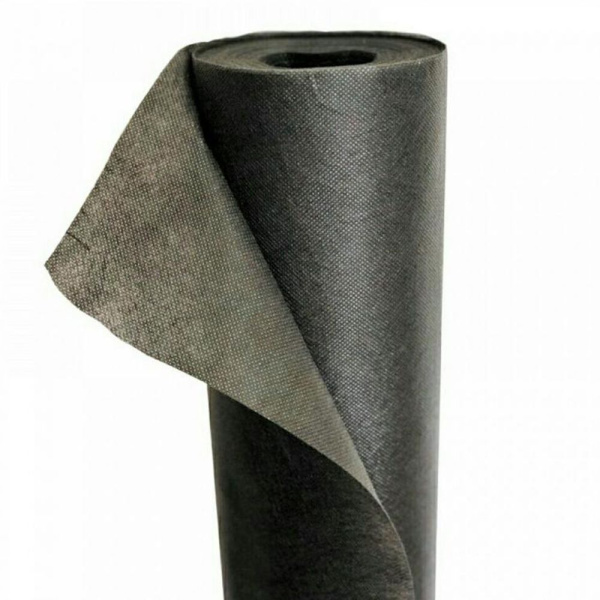 ГеоТекстиль+ 100 (1,6мх50м.п.) термоскрепленный  (черный)  