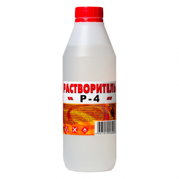 Растворитель Р- 4  0,5л  Вершина (20шт/1200шт) ТУ (004204)