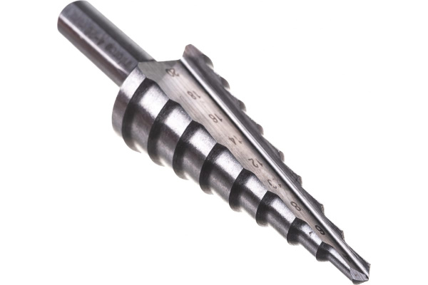 Сверло ступенч 4/6/9/12/15/18/21/24/27/30/33/36мм, 89364 HSS 4241, полированное. (300/50)MaxiTool