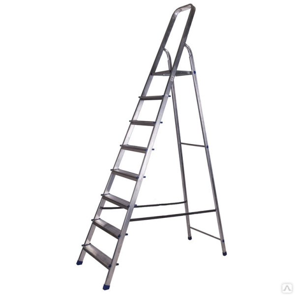 Лестница-стремянка алюминиевая  8-ми ступ. AS08 (244 см) STAIRS