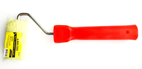 Валик (6*15* 70) 81805 полиакрил зеленый с ручкой ворс11мм (100шт/кор)MaxiTool